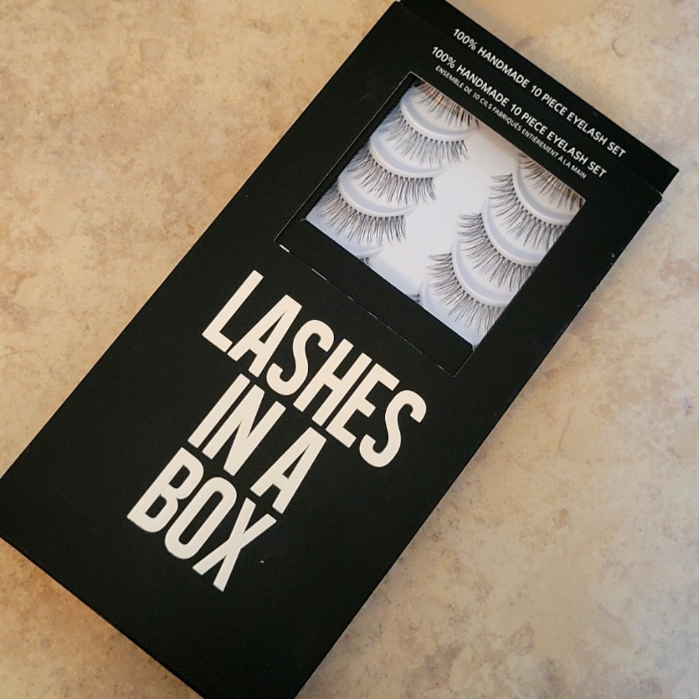 New Lashes In A Box No 21, 100% handmade 10 pair